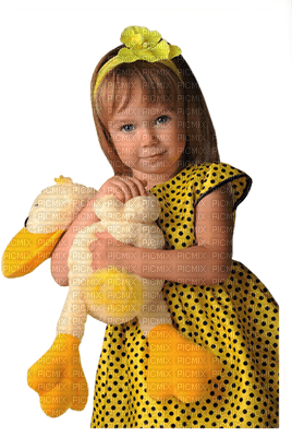 Kaz_Creations Baby Enfant Child Girl Easter - zdarma png