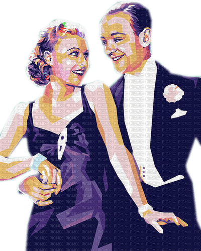 Ginger Rogers,Fred Astaire - безплатен png