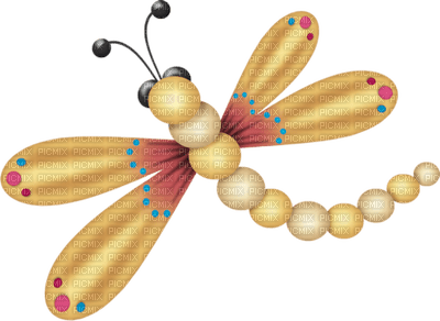 Kaz_Creations Deco Dragon Fly Insects  Colours - δωρεάν png