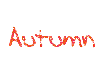 text autumn automne - 免费动画 GIF