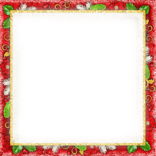 Frame.Red.Green.Gold.White - KittyKatLuv65 - png gratuito