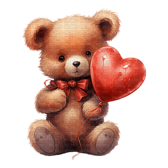 Bear Heart - Bogusia - безплатен png