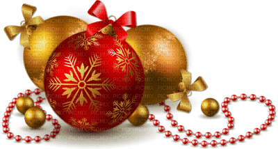 Christmas balls - zdarma png