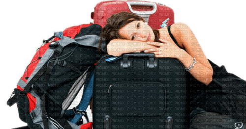 Rena Reise verreisen Koffer Woman - besplatni png