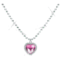 Jewelry Necklace Pink - Gratis animeret GIF
