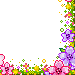 Colorful flowers - Free animated GIF