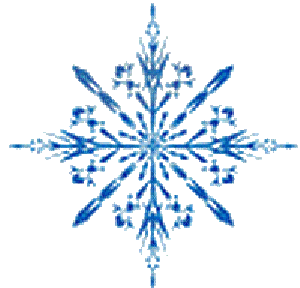 Tube déco-étoile de neige - Zdarma animovaný GIF