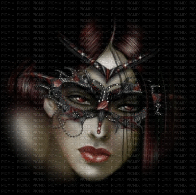 woman with mask bp - 無料のアニメーション GIF