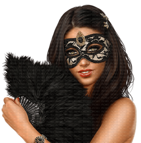 Women. Mask. Carnival. Leila - png gratis
