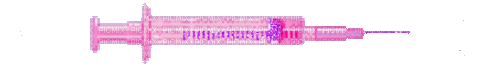 Pink Glitter Syringe - Zdarma animovaný GIF