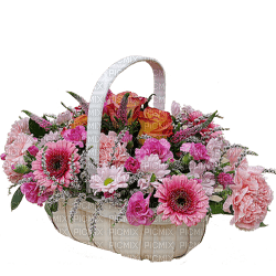 Kaz_Creations Deco Flowers Flower Basket   Plant Colours - nemokama png