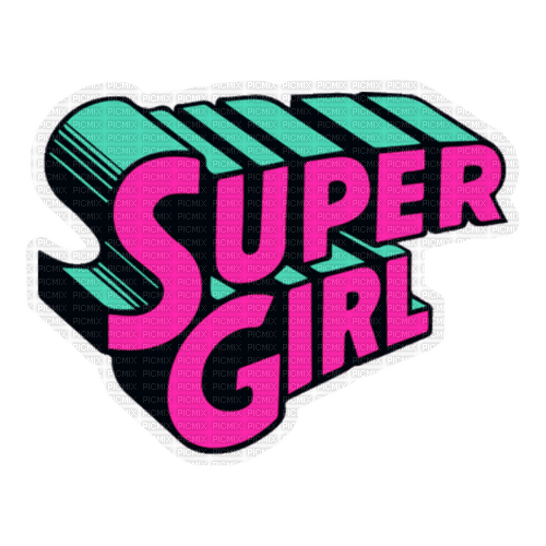 Kaz_Creations Text-Super-Girl - png grátis