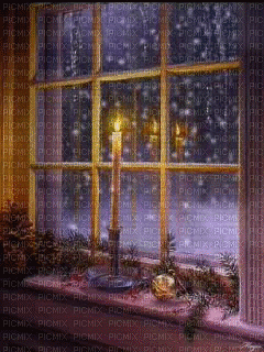 Winterabend - Gratis animerad GIF