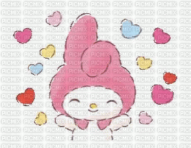Melody Cuori - Hearts - Free animated GIF