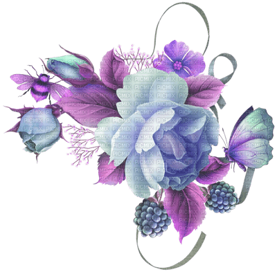 Flowers purple bp - фрее пнг