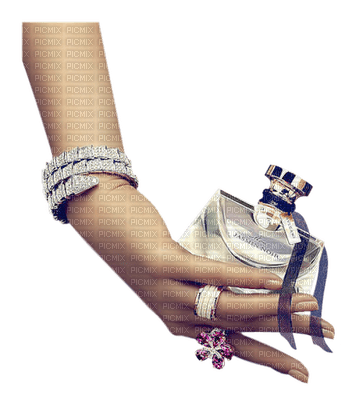 perfume Parfüm parfum flacon hand woman femme frau deco tube - PNG gratuit