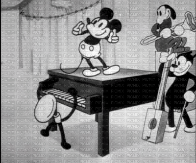 Contradecir Multa fantasma mickey mouse dancing on piano, mickey , mouse , piano , dancing , music ,  cartoon - GIF animado gratis - PicMix