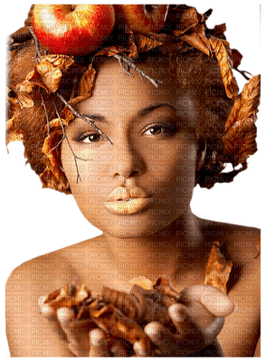 woman autumn bp - PNG gratuit