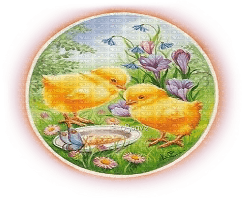 soave background transparent  easter chick  blue - ilmainen png