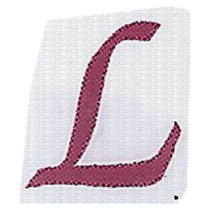 L Letter - Gratis animeret GIF