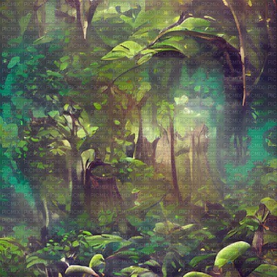 Green Jungle - ingyenes png