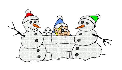 Snow, Snowman, Snowballs, Snowball Fight, Boy, Boys, Kid, Kids, Winter, Christmas, X-Mas - Jitter.Bug.Girl - nemokama png
