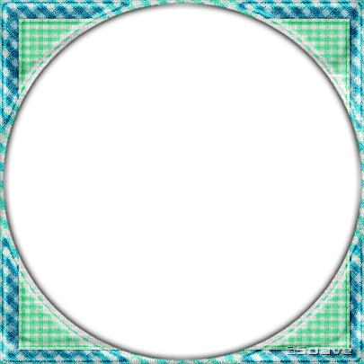 soave frame circle vintage texture blue green - png grátis