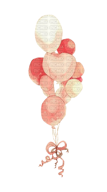 Balloons Red/Pink ♫{By iskra.filcheva}♫ - gratis png