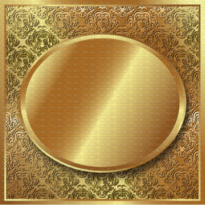 vintage gold circle round oval fond background - 免费PNG