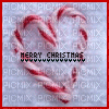 merry christmas red and green text white red gif - GIF animasi gratis