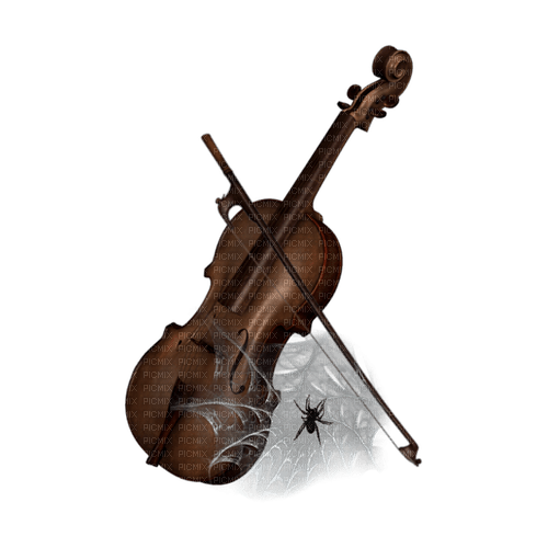 kikkapink deco gothic violin spider - ücretsiz png