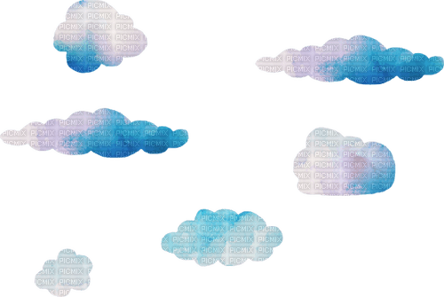 blue clouds Bb2 - 免费PNG