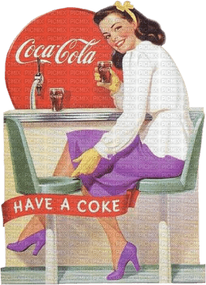 coca cola woman bp - 無料png