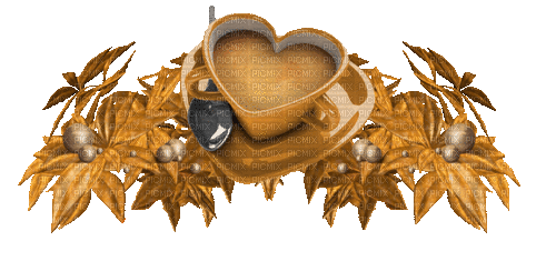 Autumn Fall Coffee - Бесплатный анимированный гифка