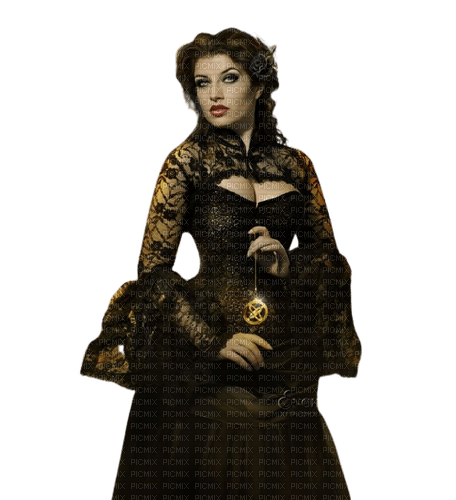 kikkapink gothic dark woman witch - zdarma png