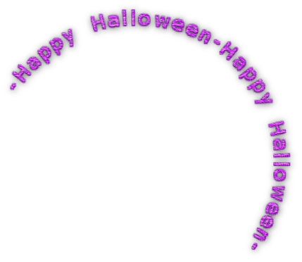 soave text halloween happy purple - 無料png