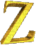 Kaz_Creations Alphabets Yellow Colours Letter Z - Darmowy animowany GIF