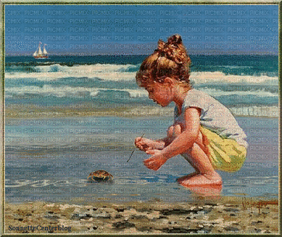 child beach bp - Gratis geanimeerde GIF