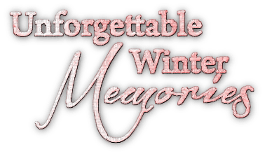soave text winter memories pink - PNG gratuit