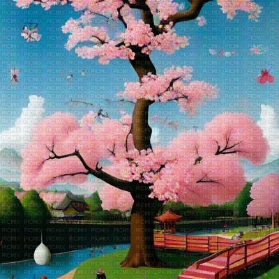 Sakura Tree - nemokama png