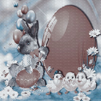 soave background animated easter  blue brown - Безплатен анимиран GIF