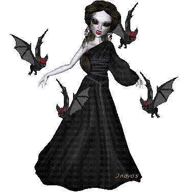 Vampira - 無料のアニメーション GIF