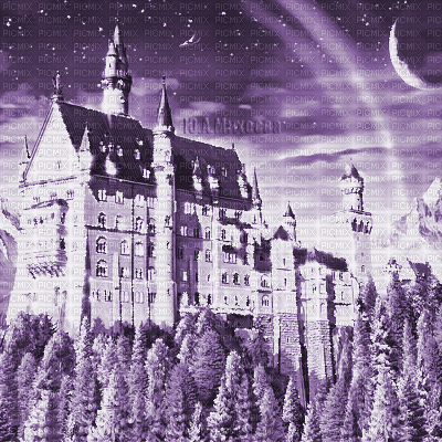 Y.A.M._Fantasy background purple - GIF animé gratuit