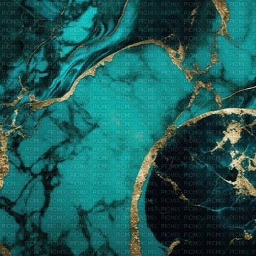 Teal Gold Background With Black - PNG gratuit