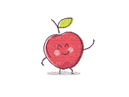 kaweii apple - Бесплатный анимированный гифка
