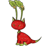 Strawberry Aisha (from Grundo's Cafe) - 免费PNG