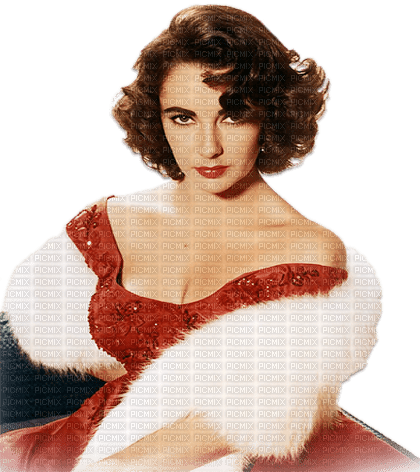 soave Elizabeth Taylor woman vintage brown white - фрее пнг
