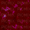 Pia encre vague rouge foncé rose - GIF animado grátis