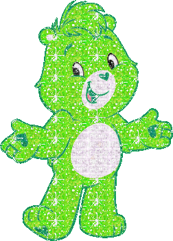 Oopsy Bear glitter - Free animated GIF