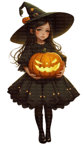 halloween, witch, herbst, autumn, automne - png ฟรี
